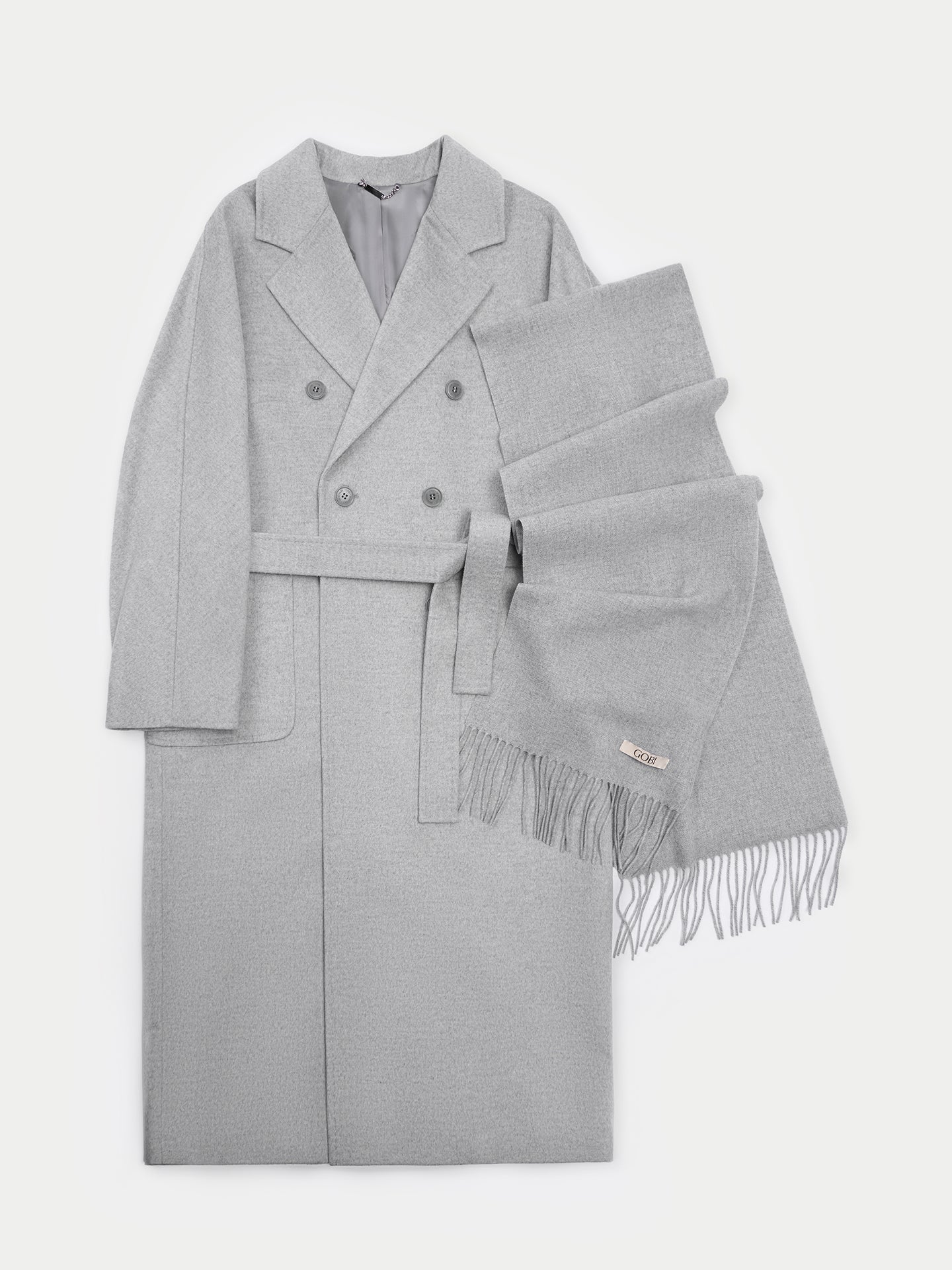 Cashmere Women's Coat and Scarf Set | GOBI Cashmere