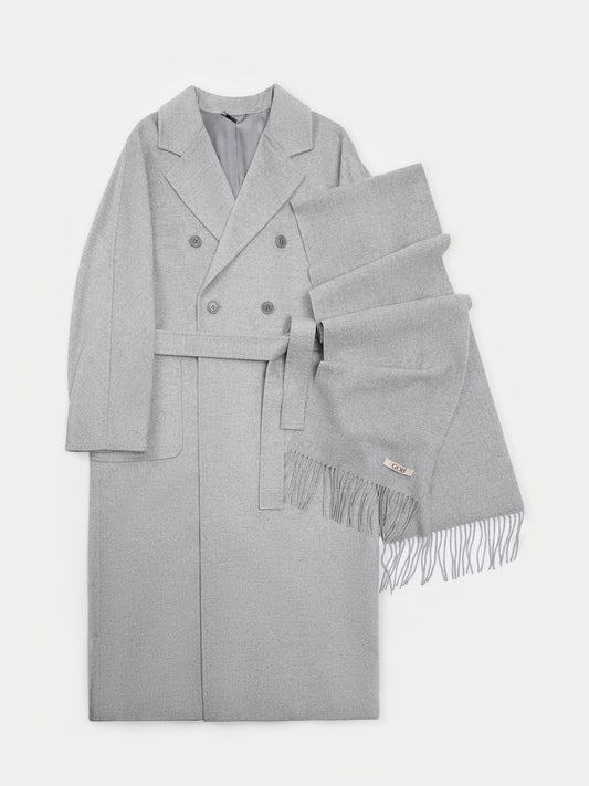 Cashmere Women's Coat and Scarf Set | GOBI Cashmere