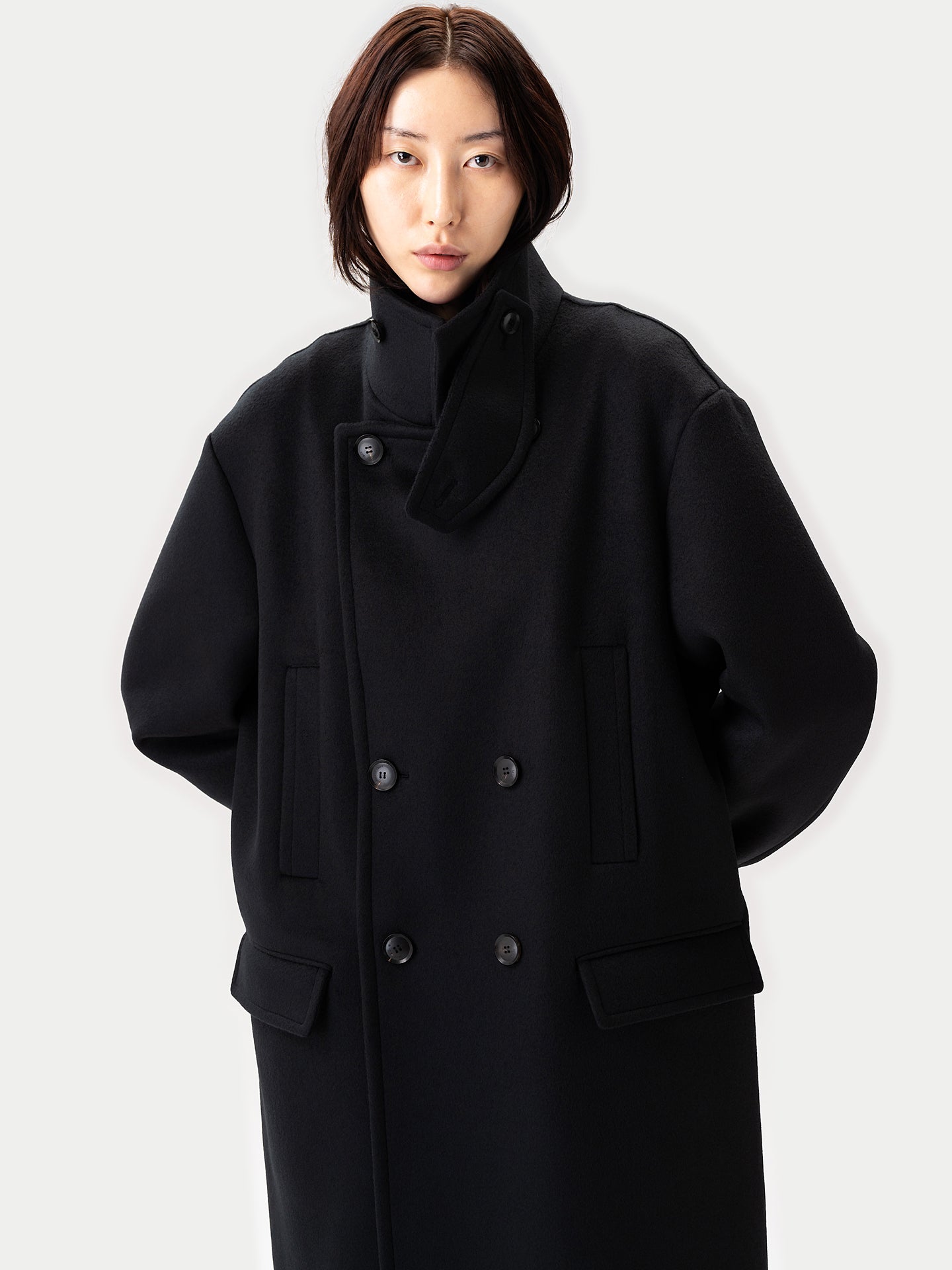 Unisex Cashmere Trench Coat