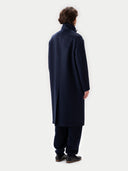 Unisex Cashmere Trench Coat Navy Blazer - Gobi Cashmere #color_navy-blazer
