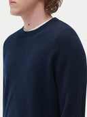 Essential Crewneck Cashmere Sweater Total Eclipse - Gobi Cashmere #color_total-eclipse