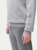 Essential Crewneck Cashmere Sweater High Rise - Gobi Cashmere #color_high-rise