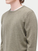 Essential Crewneck Cashmere Sweater Vetiver - Gobi Cashmere #color_vetiver
