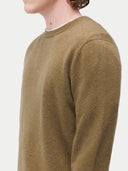 Essential Crewneck Cashmere Sweater Aloe - Gobi Cashmere #color_aloe