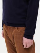 Essential Crewneck Cashmere Sweater Peacoat - Gobi Cashmere #color_peacoat