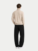 Organic Color Essential Turtleneck Cashmere Sweater Warm Grey - Gobi Cashmere #color_warm-grey