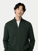 Essential Full-Zip Cashmere Cardigan Mountain View - Gobi Cashmere #color_mountain-view
