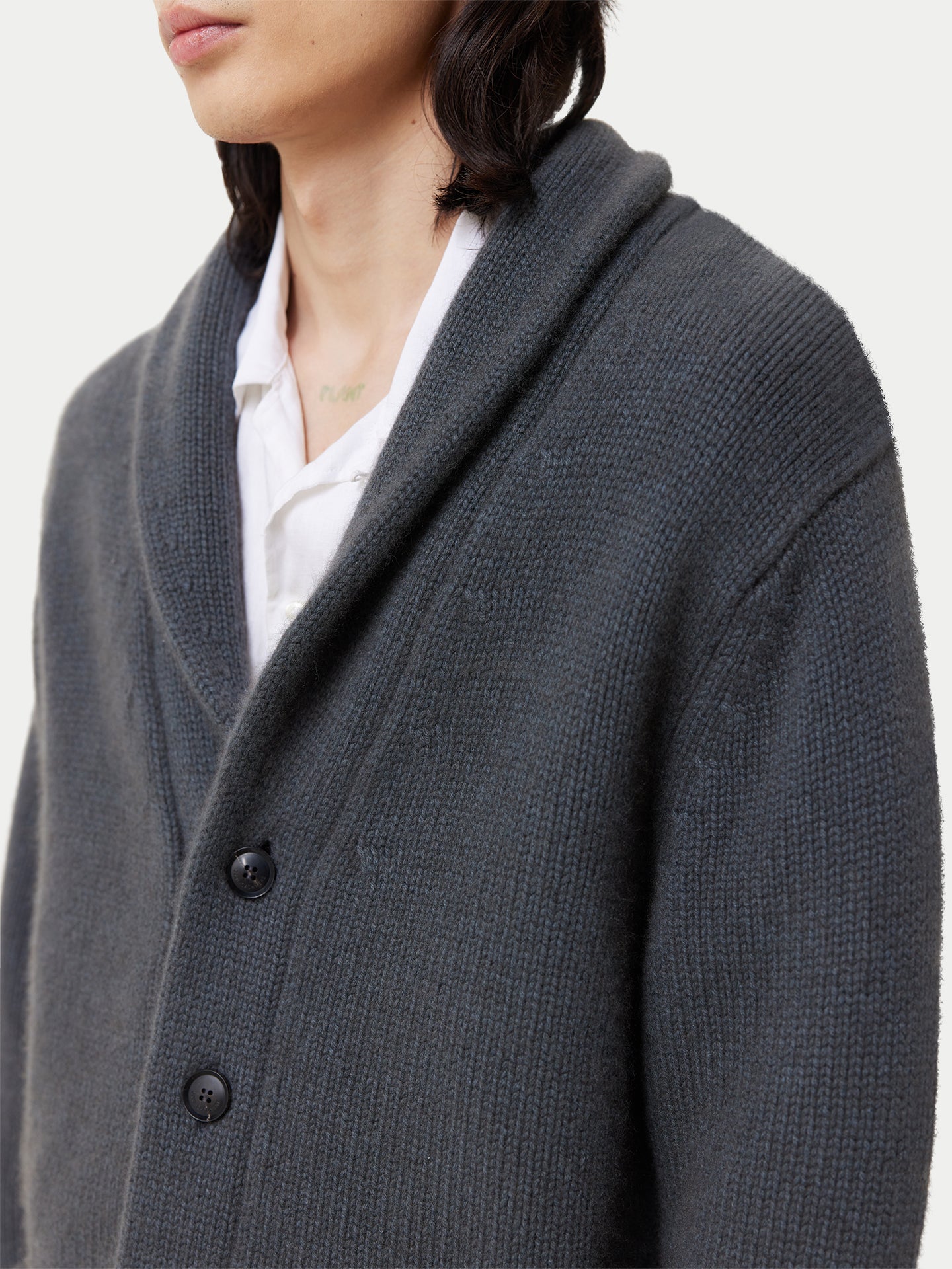 Shawl Collar Cashmere Cardigan