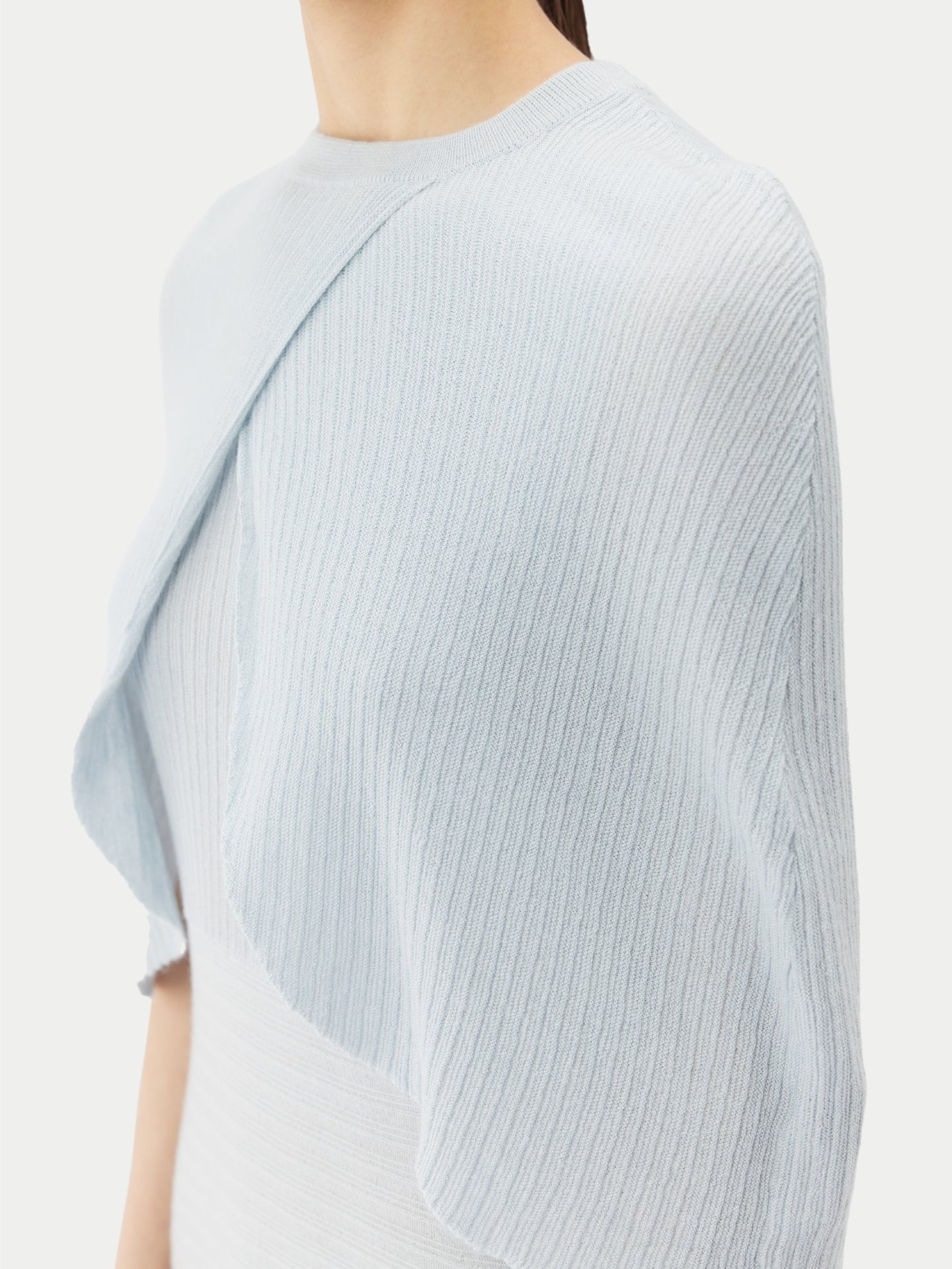 Lightweight Silk Cashmere Capelet