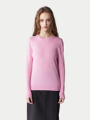 Pink Frosting Cashmere Crew Sweater for Women | GOBI US #color_pink-frosting
