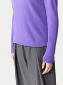 Essential Cashmere Crewneck Sweater Dusted Peri - Gobi Cashmere #color_dusted-peri