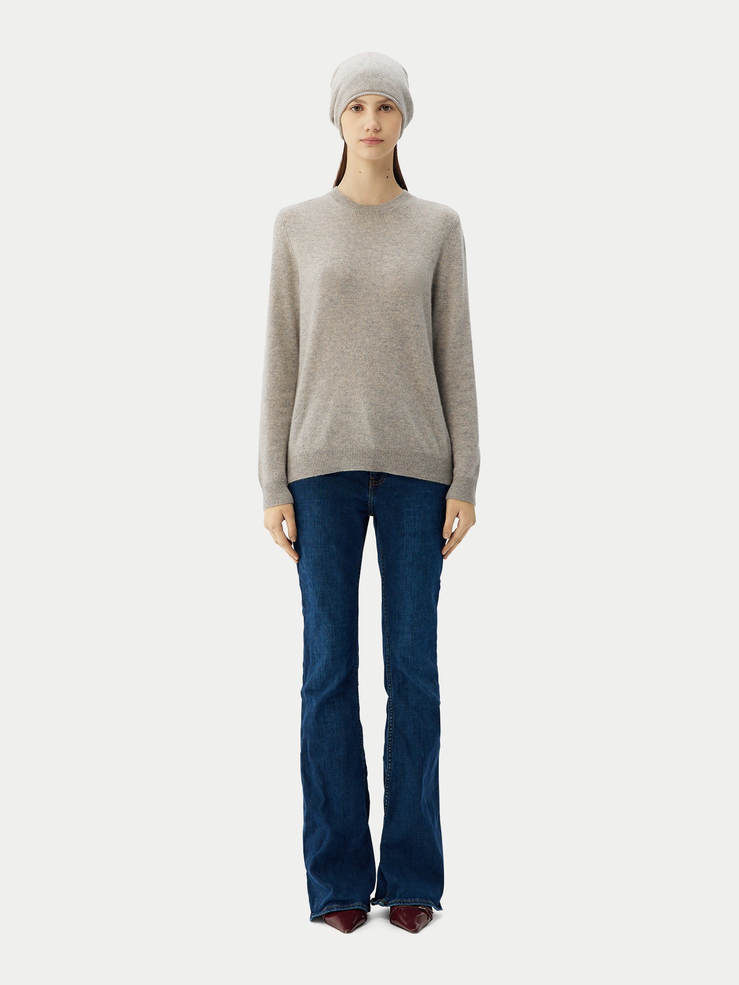 $99 Cashmere Hat & Sweater Set