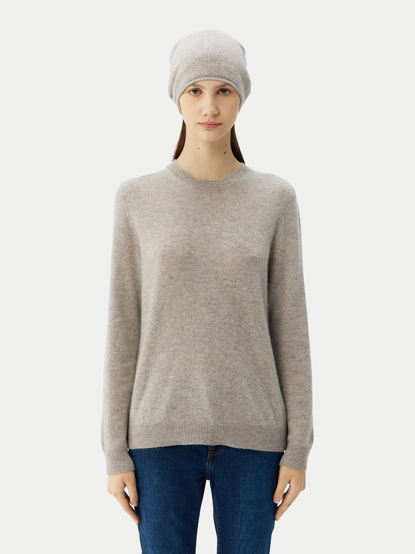 $99 Cashmere Hat & Sweater Set