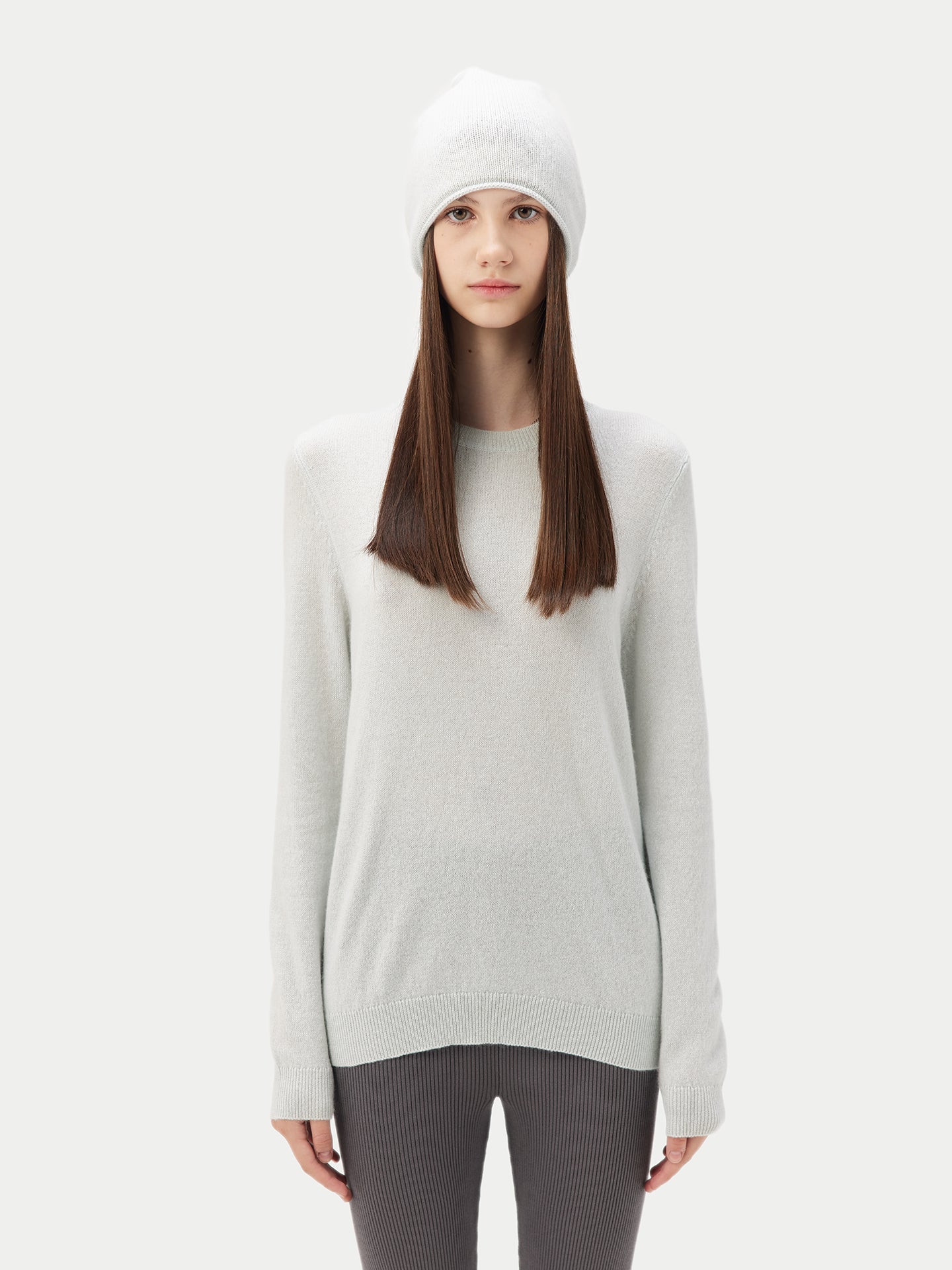 Women's Cashmere $99 Hat & Sweater Set Navy - Gobi Cashmere