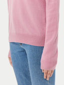 Essential Cashmere V-Neck Sweater Orchid Smoke - Gobi Cashmere #color_orchid-smoke