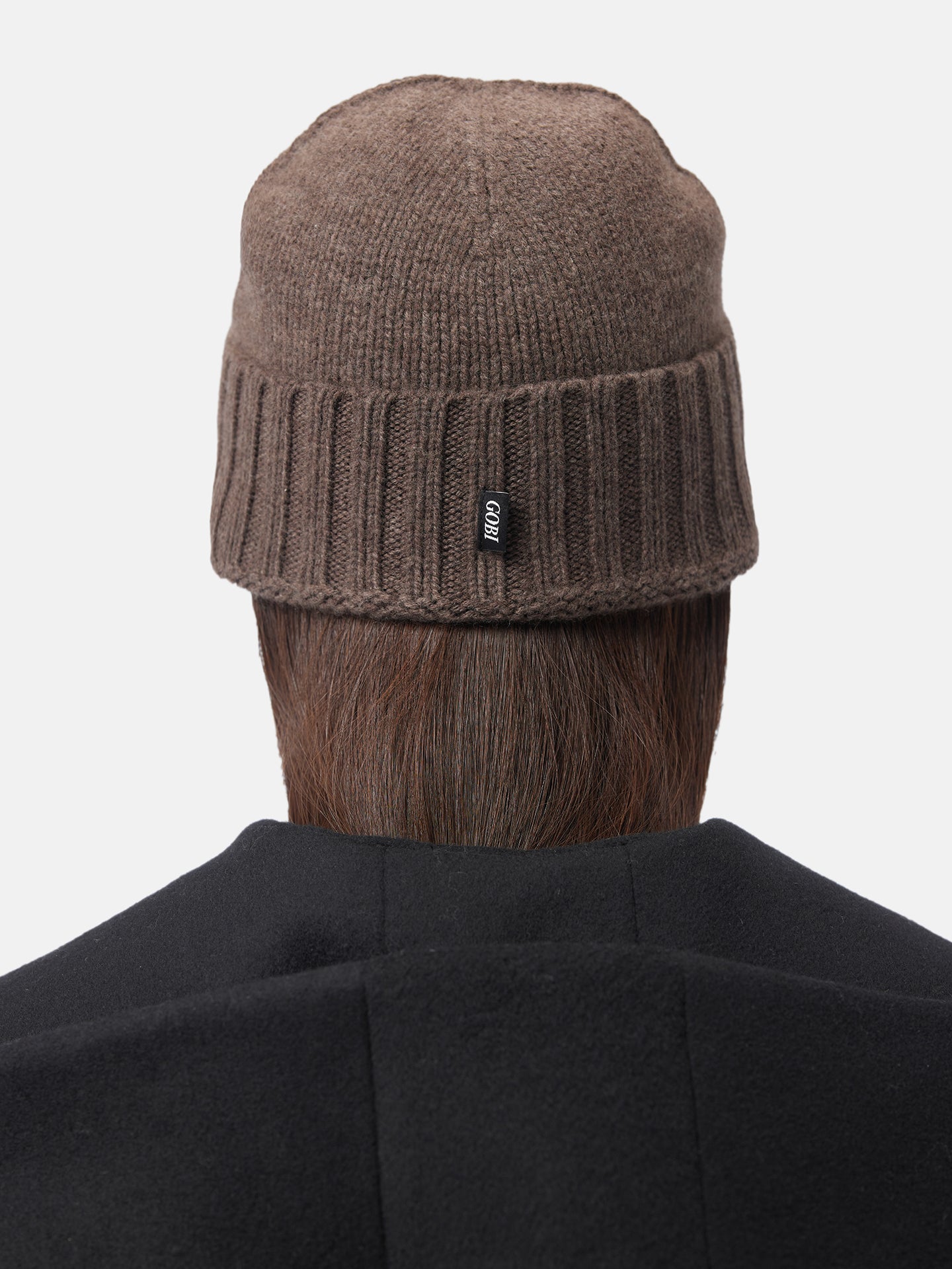 Cashmere Rib Knit Hat /Unisex/