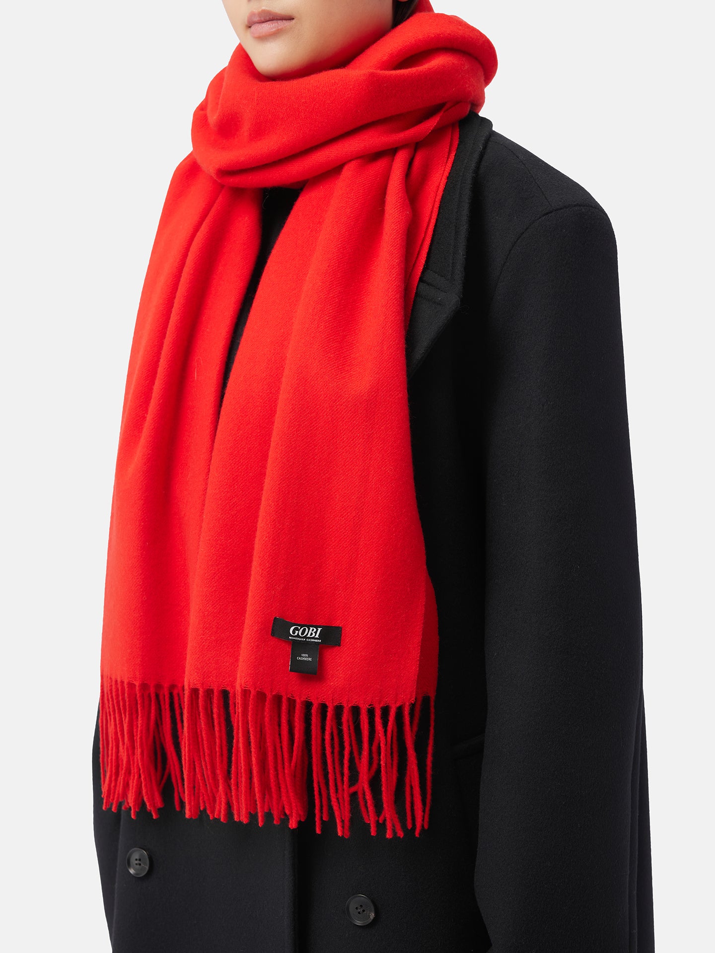 Oversized Cashmere Woven Scarf