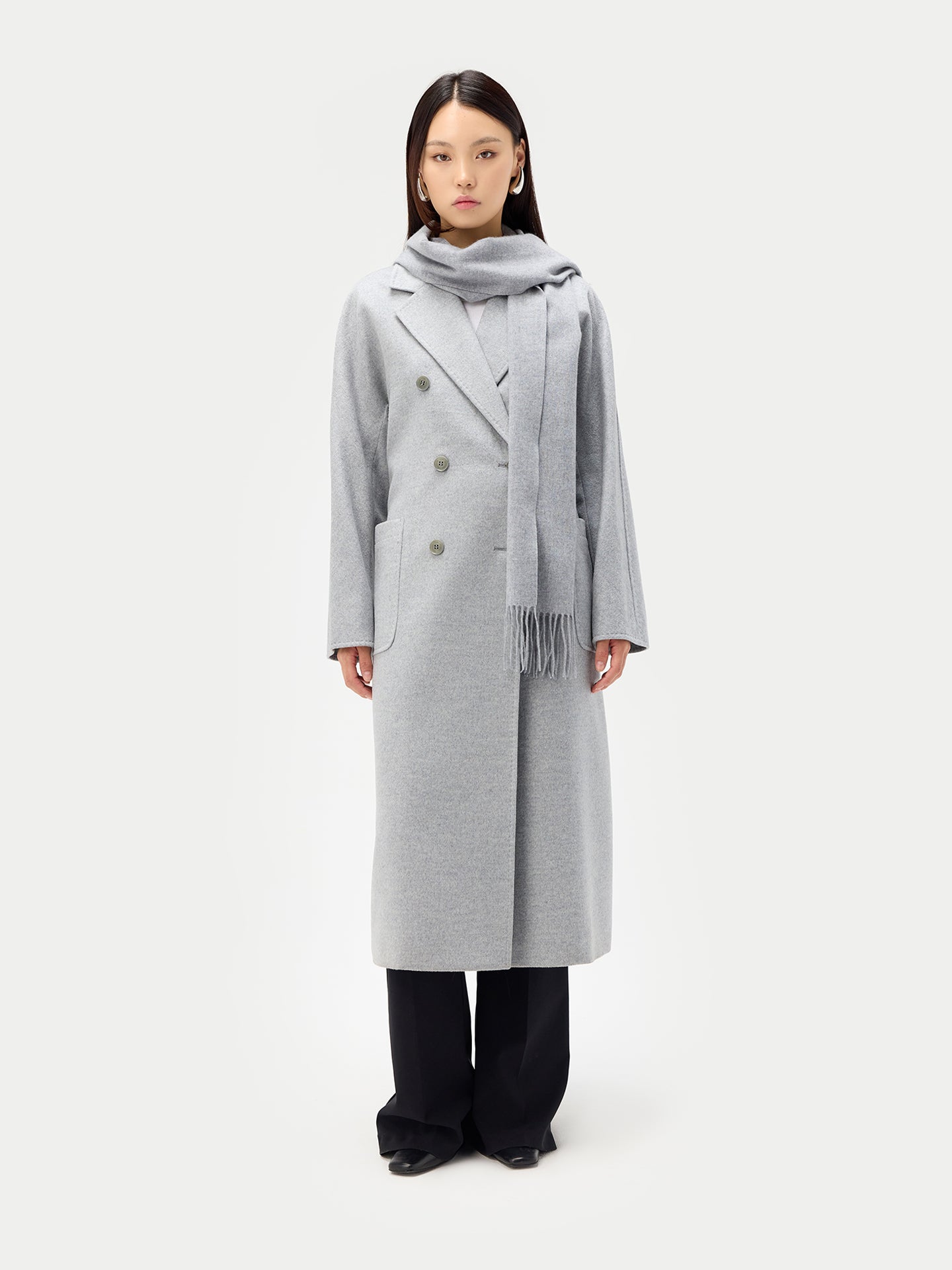 Women's Coat & Scarf Set
