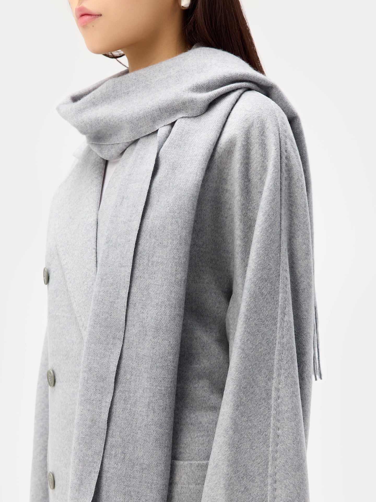 Women's Coat & Scarf Set