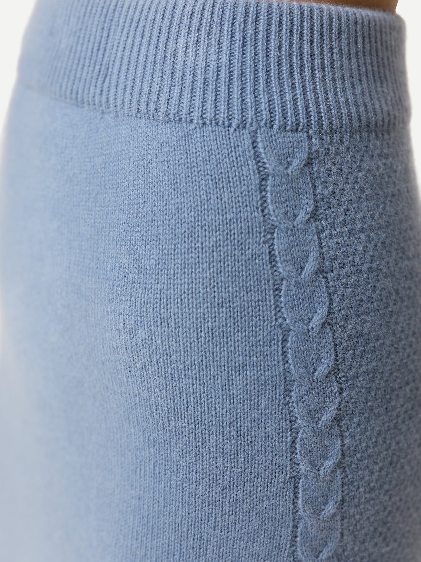 A-Line Cashmere Knitted Skirt