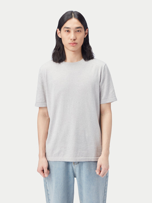Men's Cotton Silk Cashmere Blend T-shirt Wind Chime - Gobi Cashmere