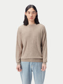 Men's Lightweight Silk Cashmere Textured Sweater Nomad - Gobi Cashmere #color_nomad