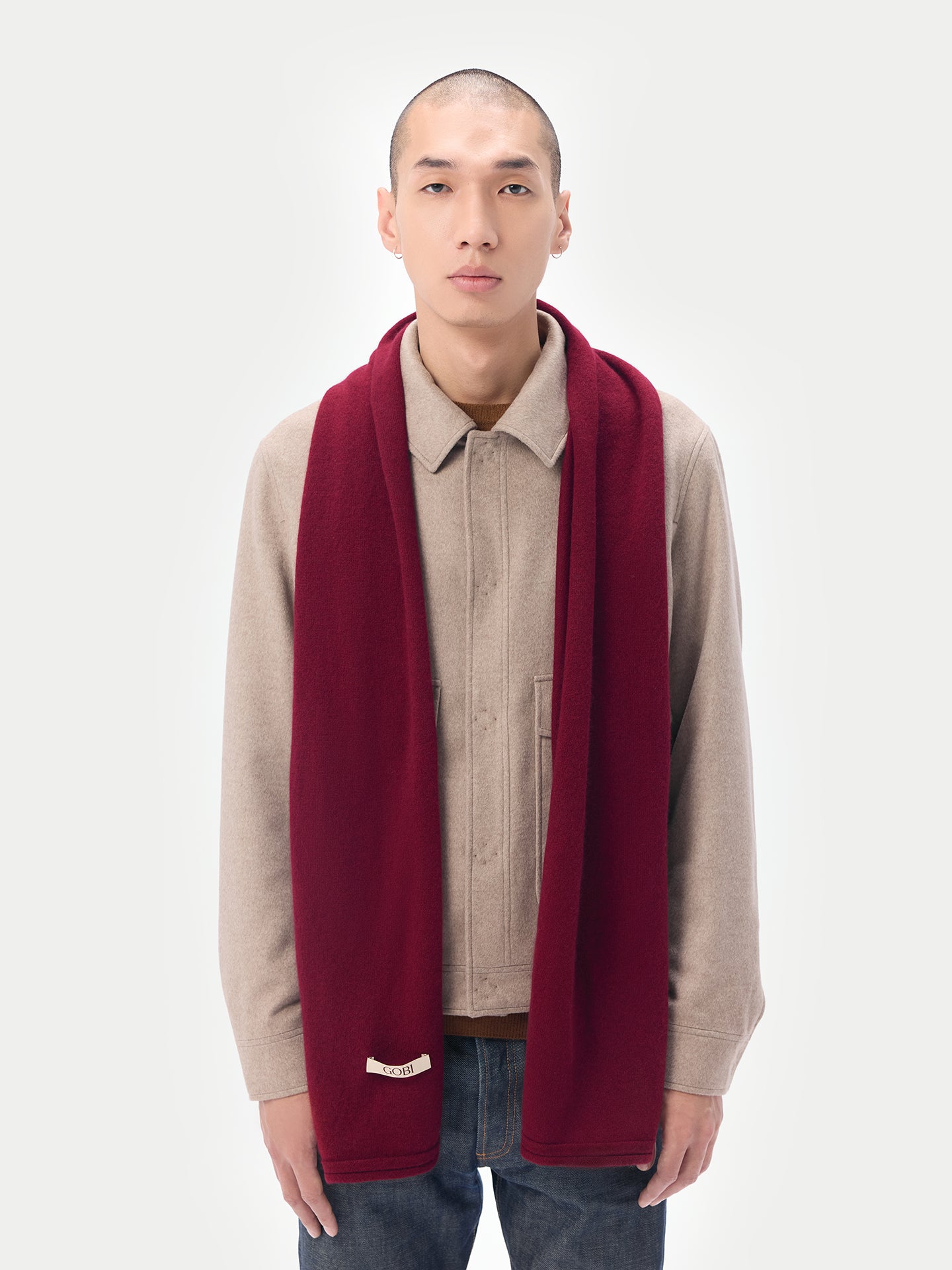 Cashmere Jersey Knit scarf