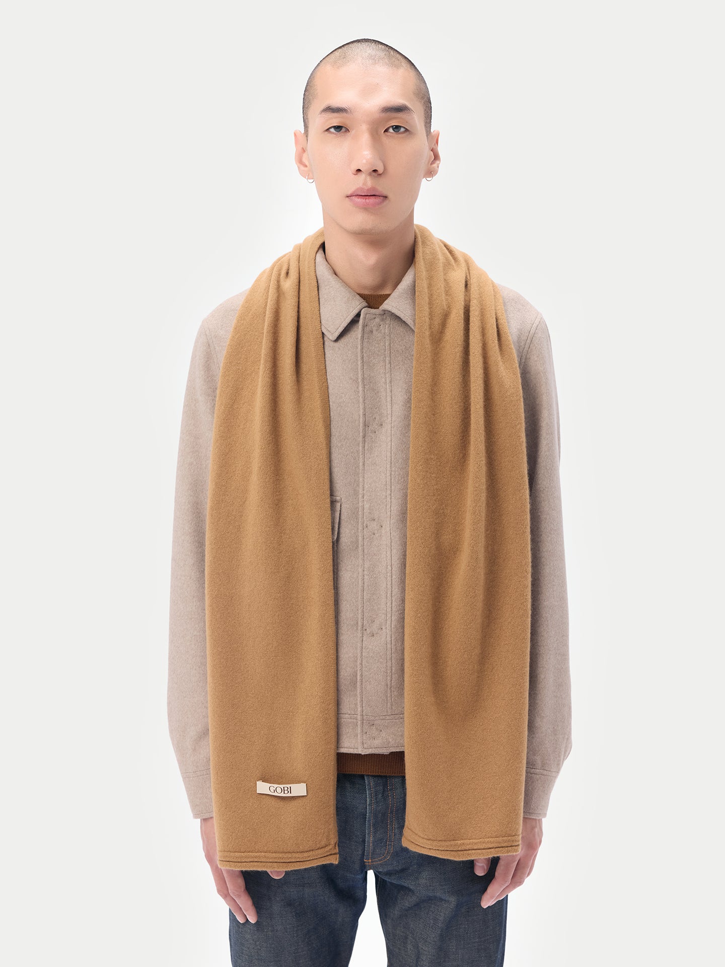 Cashmere Jersey Knit scarf