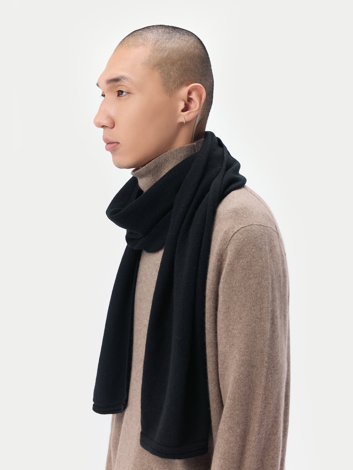 Cashmere Jersey Knit scarf