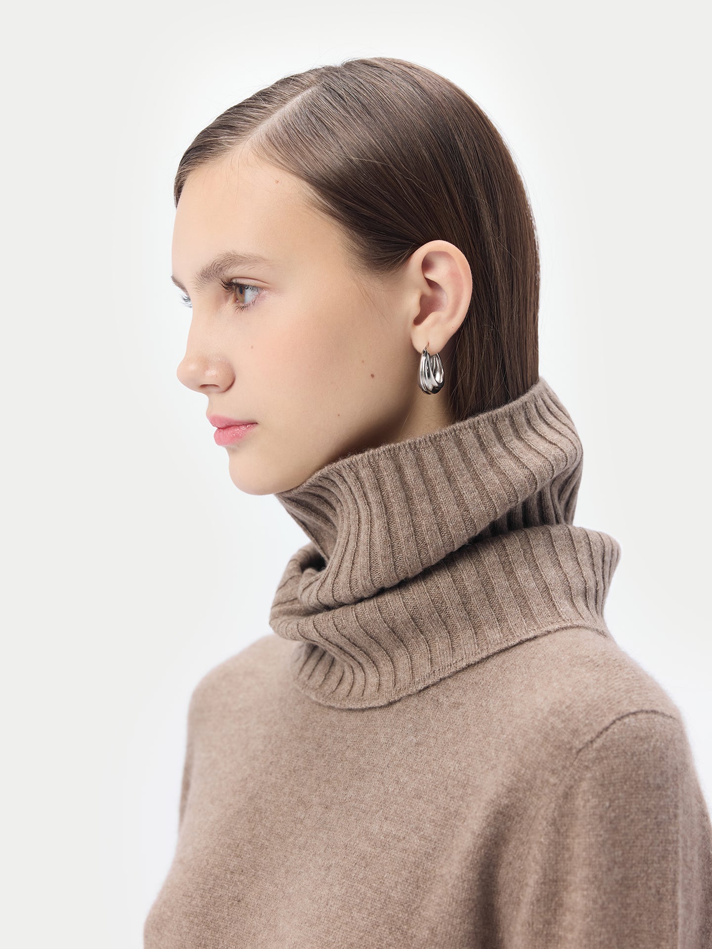 Organic Color Cashmere Neck Collar Scarf