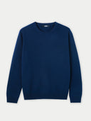 Blue sweater on a light gray background #color_navy