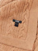 Cable Knit Blanket Sheepskin - Gobi Cashmere #color_sheepskin