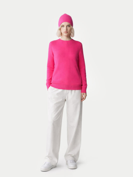 $99 Cashmere Hat & Sweater Magenta - Gobi Cashmere
