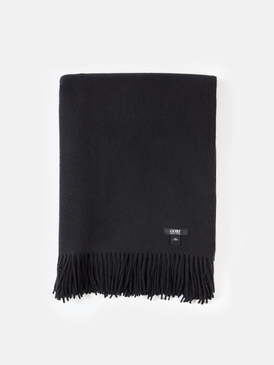 Large Blanket With Fringe