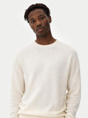Essential Crewneck Cashmere Sweater Marshmallow - Gobi Cashmere #color_marshmallow