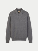 Gray sweater with collar on a light gray background #color_dim-gray