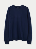 Navy blue sweater on a light gray background #color_navy