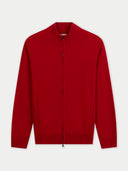 Red jacket on a light gray background #color_chili-pepper