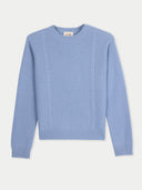 Light blue sweater on a light gray background #color_dusty-blue