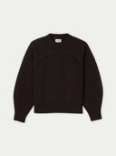 Women's Cashmere Crewneck Twin Set Mole | GOBI Cashmere #color_mole