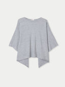 Gray poncho on a light gray background #color_high-rise
