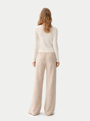 Cashmere Silk Buttoned Cardigan Whisper White - Gobi Cashmere #color_whisper-white