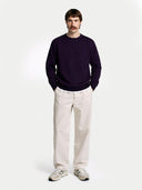 Essential Crewneck Cashmere Sweater India Ink - Gobi Cashmere #color_india-ink