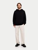 Men's Cashmere Pullover Black - Gobi Cashmere #color_black