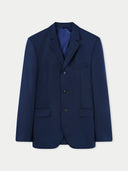 Navy blue blazer on a light gray background #color_navy