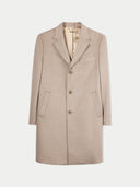 Beige coat on a light gray background #color_taupe