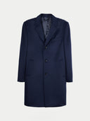 Navy blue coat on a light gray background #color_navy-blazer