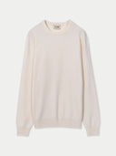 Essential Crewneck Cashmere Sweater Marshmallow - Gobi Cashmere #color_marshmallow