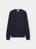 Essential Crewneck Cashmere Sweater India Ink - Gobi Cashmere #color_india-ink
