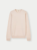 Essential Crewneck Cashmere Sweater Ivory White - Gobi Cashmere #color_ivory-white